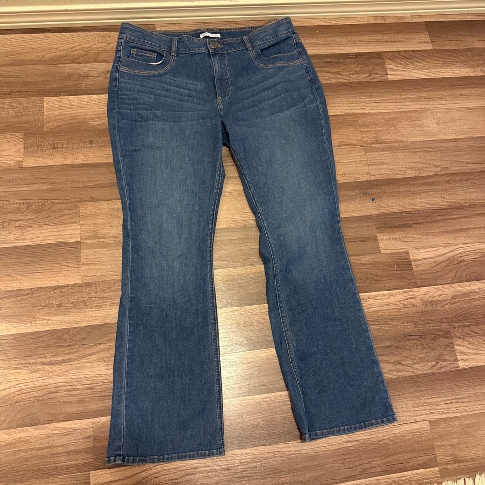 Riders by Lee Dark Blue Flare Jeans